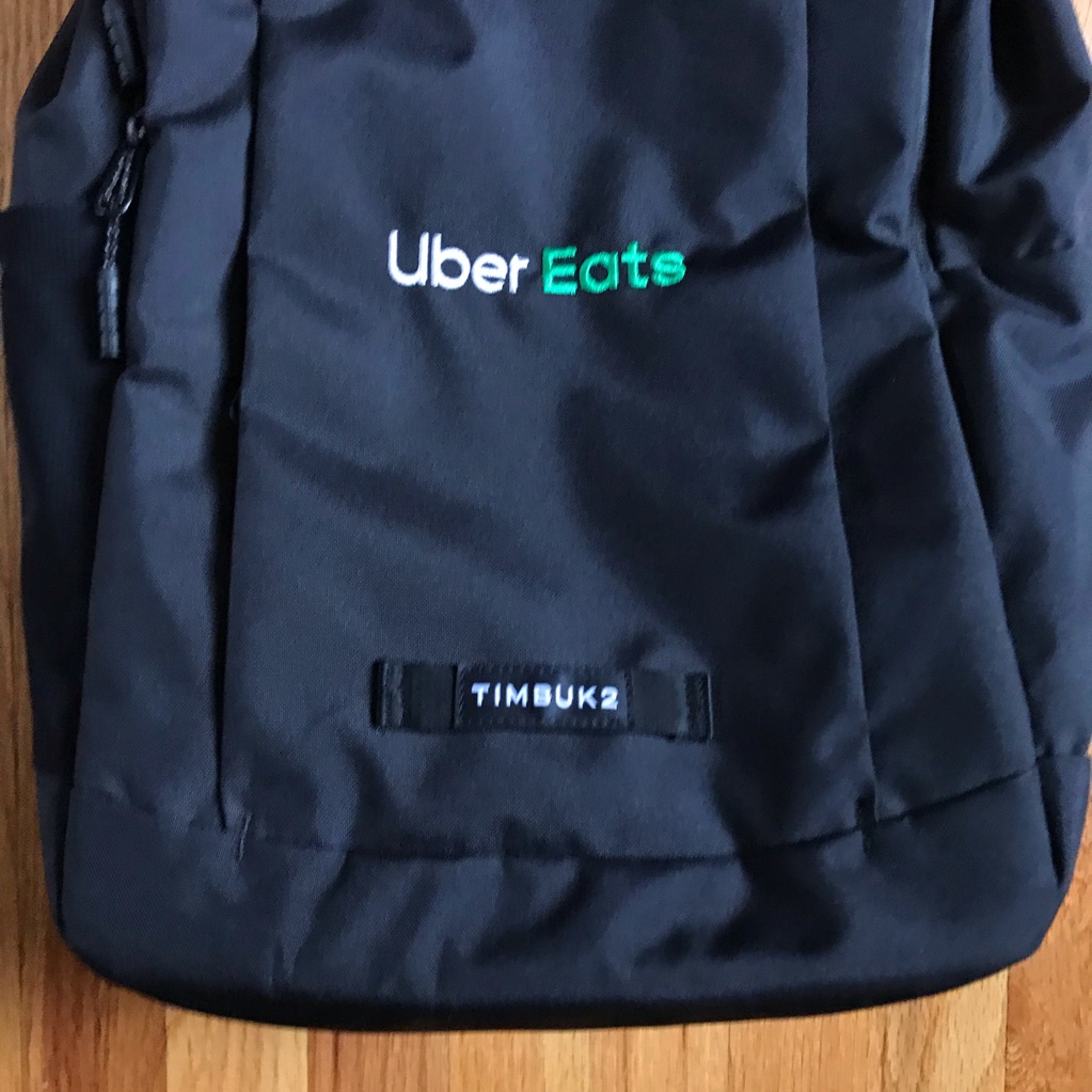 Timbuk2 Parkside Eco X Uber Eats Black Delivery Backpack Nwt — image 5 of 8